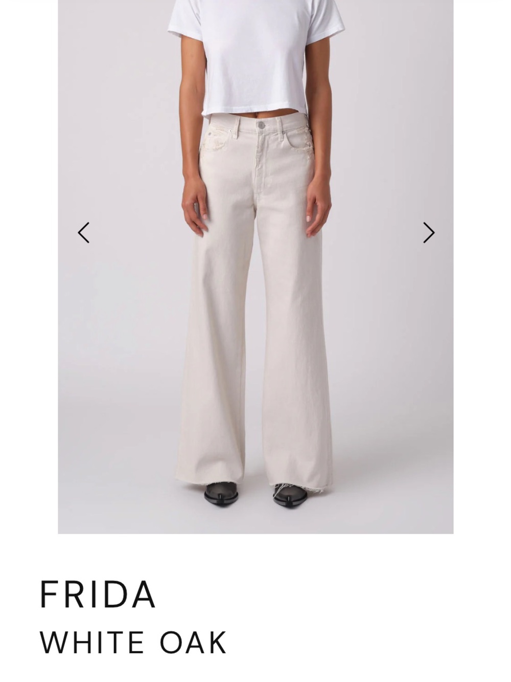 AMO Frida Wide Leg in white oak - Picture 16 of 16